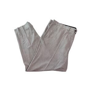 NWT Nautica MENS Light GRAY FLAT FRONT SUIT DRESS PANTS SIZE 47W 52R Pockets